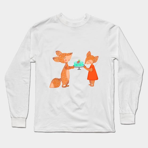 Chanterelles Long Sleeve T-Shirt by lunaa_magic